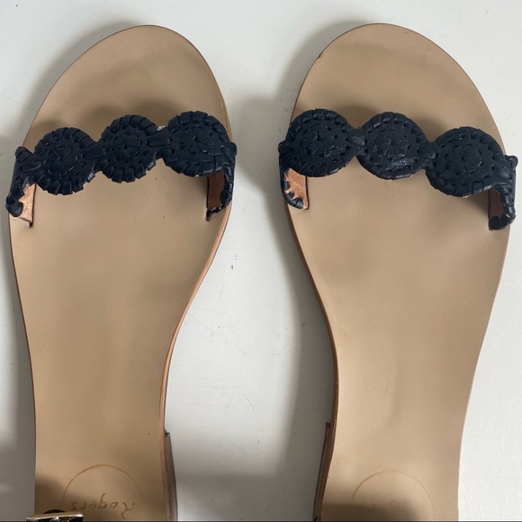 Jack Rogers Daphne Medallion Sandals Flat with Ankle Straps - Picture 10 of 16